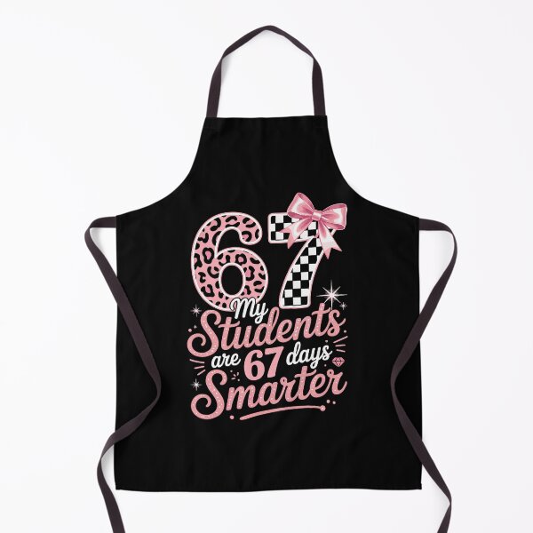 Item preview, My Students Are 67 Days Smarter Six Seven Days 67 Meme 6 7 Coquette Bow Checker designed and sold by pansak.