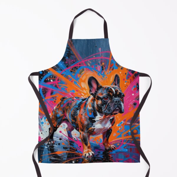 Item preview, French Bulldog Portrait - Colorful Modern Frenchie Vibrant Modern Art designed and sold by graphicsangels.