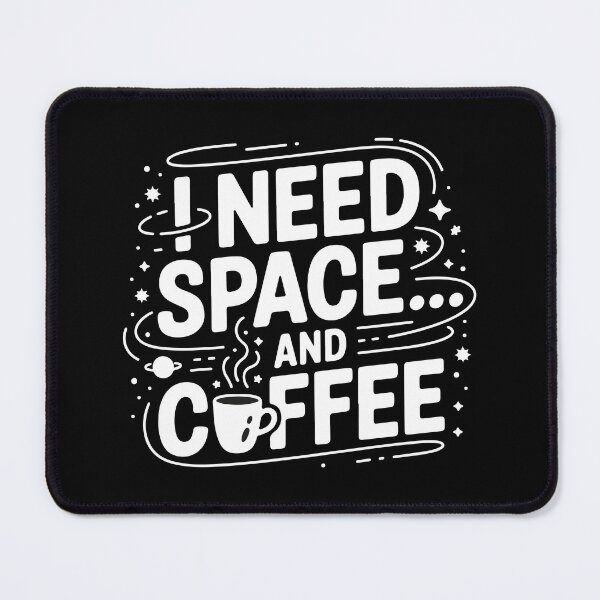 Item preview, I Need More Space and Coffee | Cute Astronaut in Coffee Cup designed and sold by Pluto ⭐️.