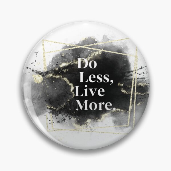 Item preview, Minimalist typography: Do Less, Live More in clean sans-serif, neutral tones designed and sold by tsintsinshop.