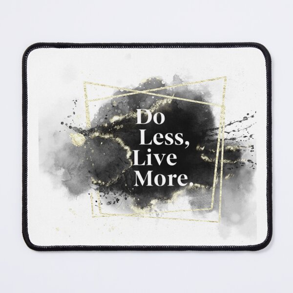 Item preview, Minimalist typography: Do Less, Live More in clean sans-serif, neutral tones designed and sold by tsintsinshop.