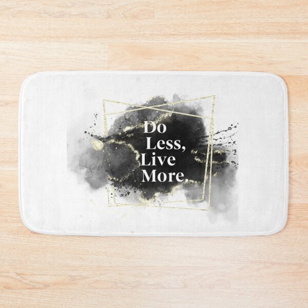 Item preview, Minimalist typography: Do Less, Live More in clean sans-serif, neutral tones designed and sold by tsintsinshop.