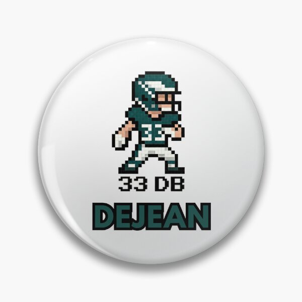 Item preview, Eagles Defensive Back Cooper DeJean as Retro NFL Video Game Character designed and sold by guitarchalk.