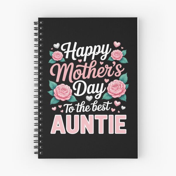 Item preview, Happy Mother's Day To The Best Auntie Flowers Cute Family designed and sold by RonnasJackson.