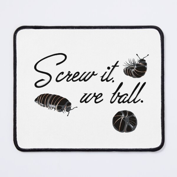 Item preview, Screw it we ball motto designed and sold by LittleRockArt.