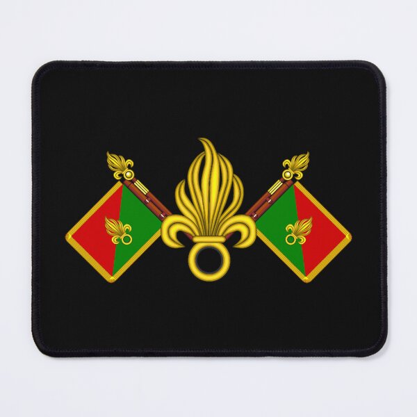 Item preview, Französische Fremdenlegion - Fanion und Granaten designed and sold by BeksStitch.
