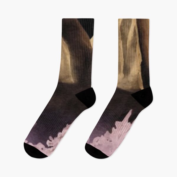 Item preview, Golden Peaks in Lavender Mist designed and sold by NATUREZAON.