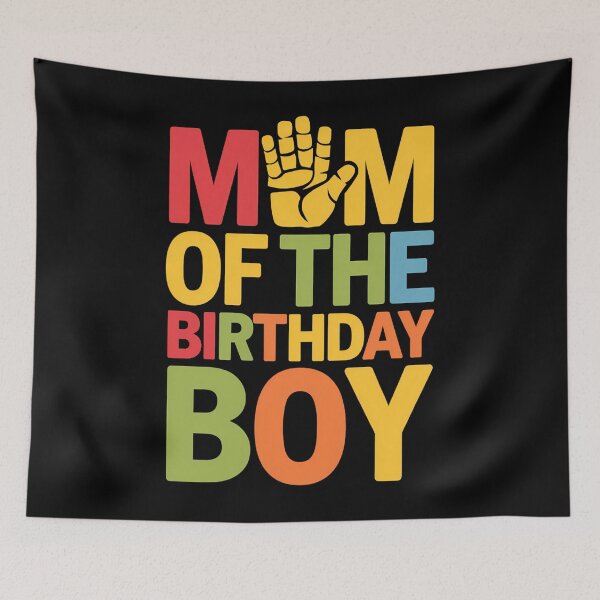 Item preview, Mom Of The Birthday Boy Hi Five 5 Year Old Bday Family designed and sold by DentistLegal.