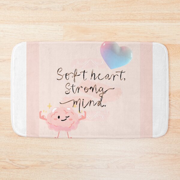 Item preview, Soft Heart. Strong Mind.” — pastel colors, clean layout, self-love niche designed and sold by tsintsinshop.
