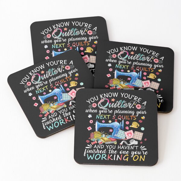 Item preview, You Know You'Re A Quilter Quilting Buttons Sewing Machine designed and sold by pfanodlnazb.