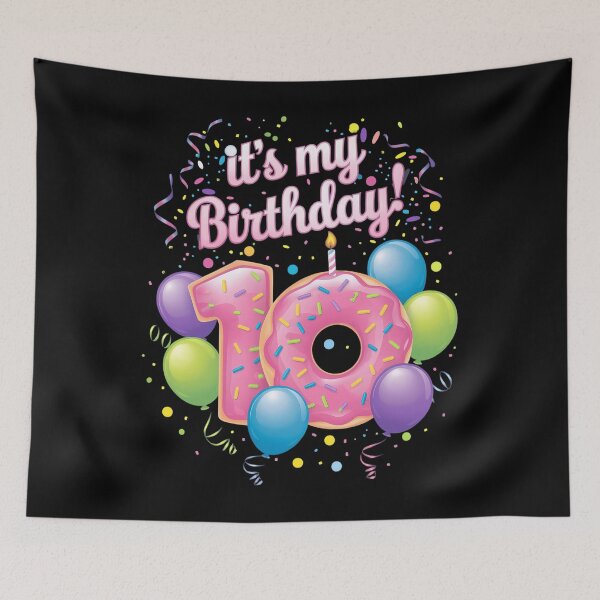 Item preview, It's My 10th Birthday Doughnut Happy 10 Years designed and sold by DentistLegal.