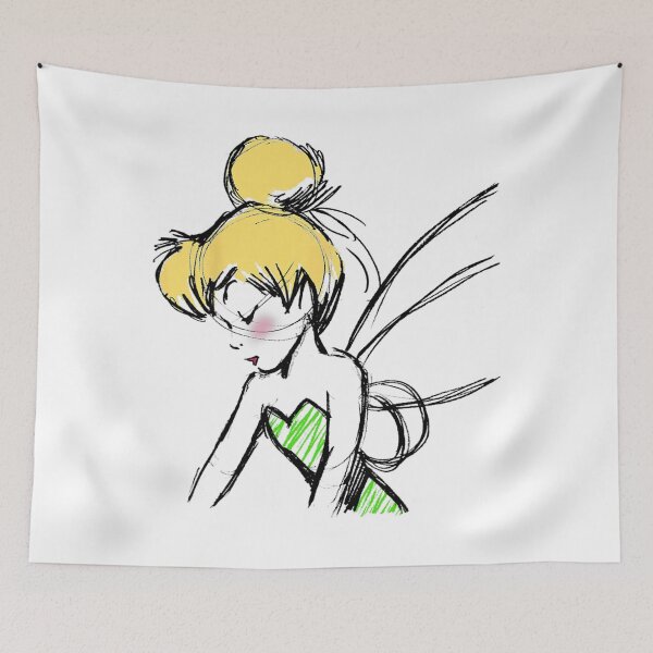 Item preview,  Tinker Bell Sketch Profile  designed and sold by ciejkale9.