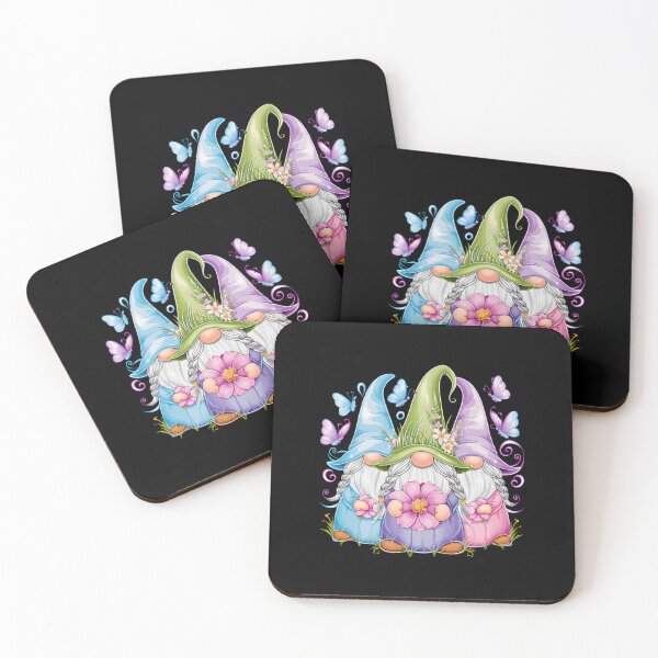 Item preview, Adorable Gnomes Holding Flowers With Butterflies designed and sold by elihletoriong.