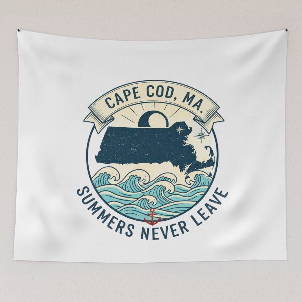 Item preview, Cape Cod Massachusetts Lighthouse Beach Vacation Souvenir Art designed and sold by FitEnvy.