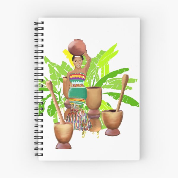 Item preview, African woman with pot on her head designed and sold by DARKOENT.