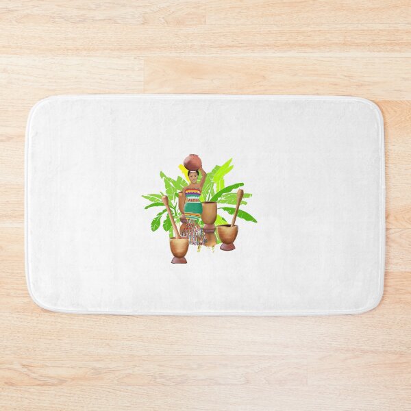 Item preview, African woman with pot on her head designed and sold by DARKOENT.