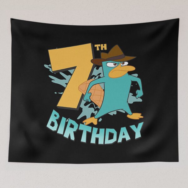 Item preview,  Phineas and Ferb 7th Birthday Perry The Platypus  designed and sold by bellaruqsaam6.