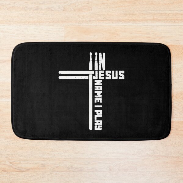Item preview, Drummer Vintage Cross Drumsticks In Jesus Name I Play Drum designed and sold by TashiaJerrie.