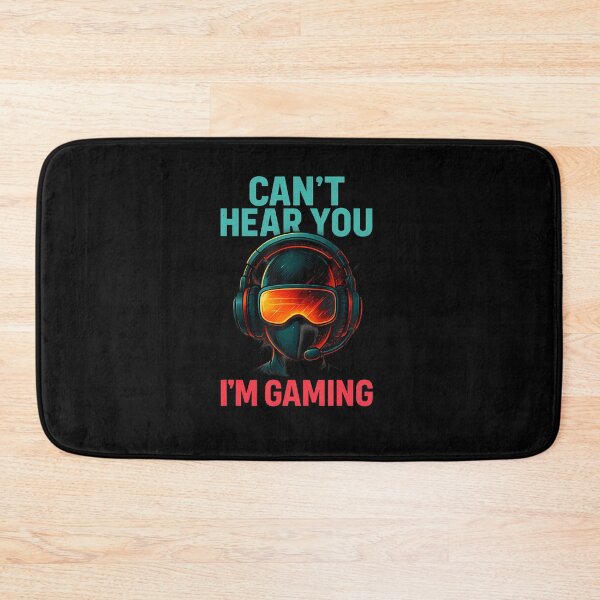 Item preview, Can't Hear You I'M Gaming Funny Gamer Headset Art designed and sold by walemagloodth.