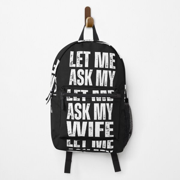Item preview, Let me ask my wife,funny gifts Dad jokes designed and sold by erozzz.
