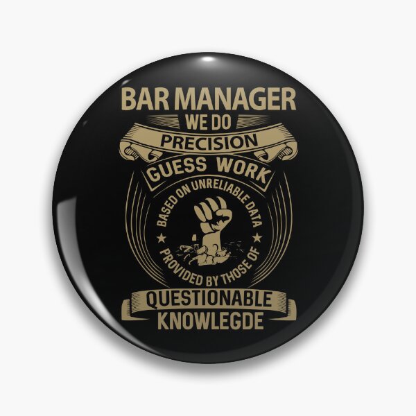 Item preview, Bar Manager designed and sold by jeromgaug336.