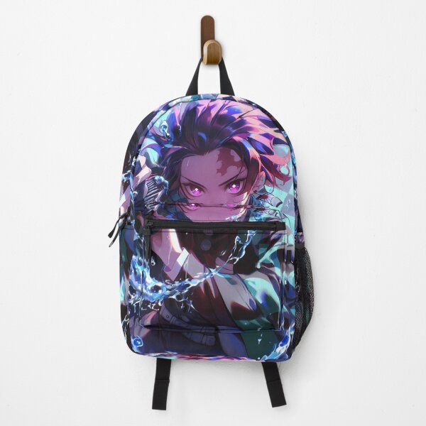 Item preview, Tanjiro Kamado Demon Slayer Anime Water Breathing Intense Action Blue Energy designed and sold by CarlosBender.