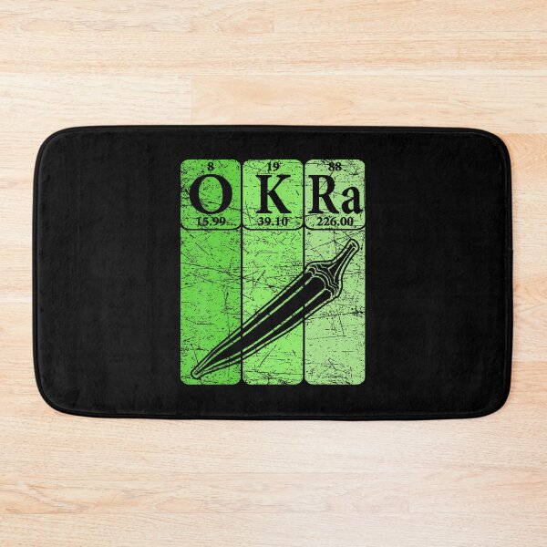Item preview, Okra Periodic Table Elements Okra Vegetable Retro designed and sold by elihletoriong.