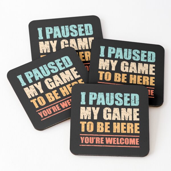 Item preview, I Paused My Game To Be Here Funny Gamer Video Game Gaming designed and sold by walemagloodth.