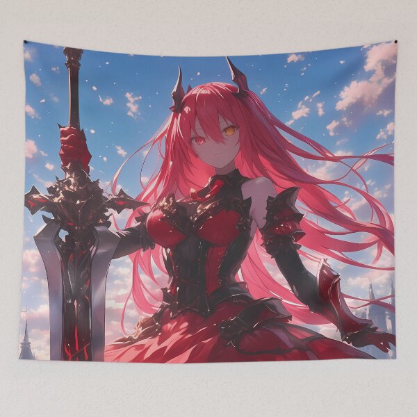Item preview, Kotori Itsuka Date A Live Anime Red Sky Fantasy Power Warm Breeze Anime Girl designed and sold by CarlosBender.