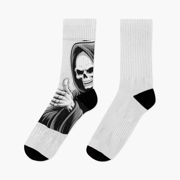 Item preview, Spooky Skeleton Halloween Live Laugh Die Thumbs Up designed and sold by countntenov.