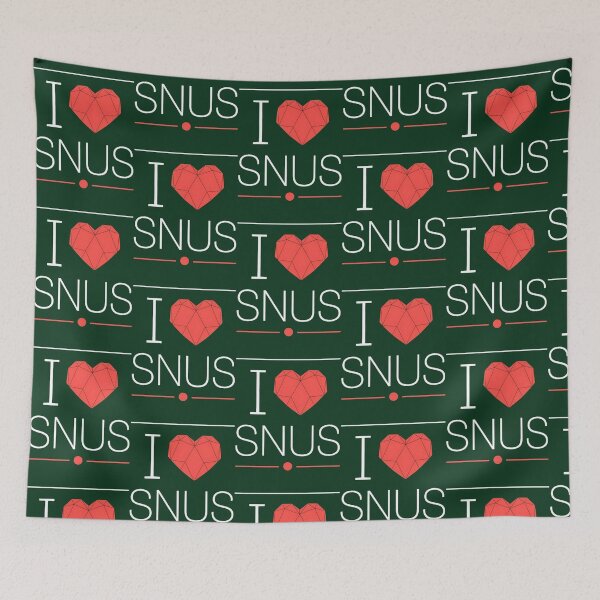 Item preview, CopIch liebe Snus Herz Snus Liebhaber (1) designed and sold by LadybugWreaths.