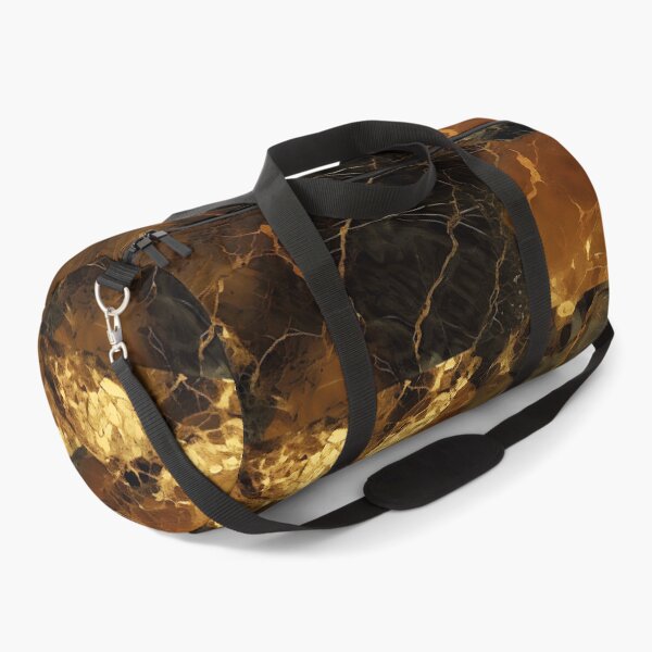 Item preview, Golden Caramel Hues And Black Marbled Art Abstract designed and sold by DEC02.