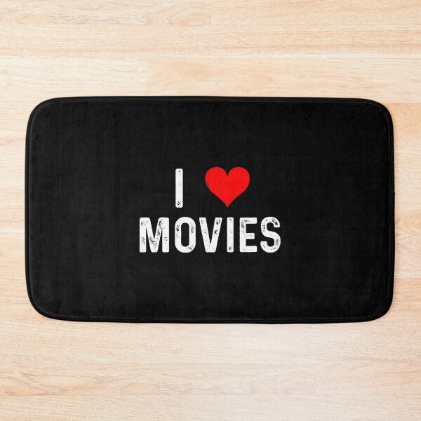Item preview, I Love Movies - Heart - Theatre Cinema Popcorn Actor Actress designed and sold by prabuniard.