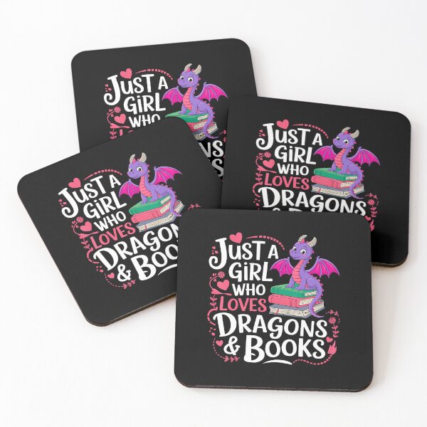 Item preview, Just A Girl Who Loves Dragons And Books Reading designed and sold by elihletoriong.