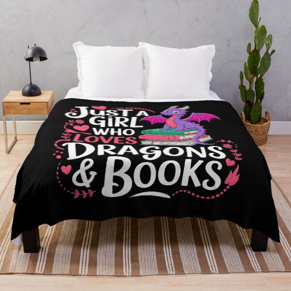 Item preview, Just A Girl Who Loves Dragons And Books Reading designed and sold by elihletoriong.