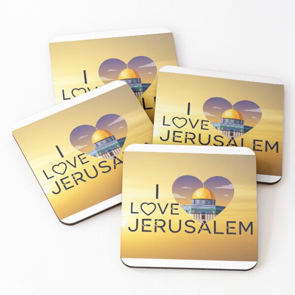 Item preview, I Love Jerusalem City designed and sold by VerizalShop.