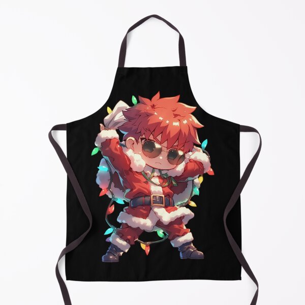 Item preview, Shirou Emiya Fate Stay Night Christmas Chibi Santa Festive Lights Anime designed and sold by CarlosBender.