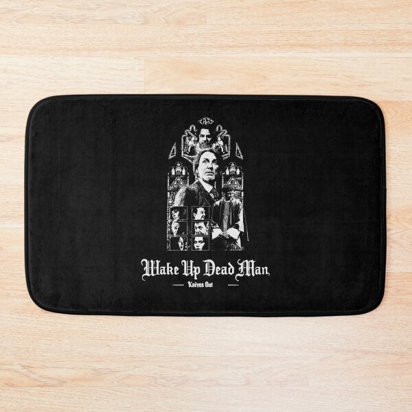 Item preview, Wake Up Dead Man monochrome vintage posterart designed and sold by FmStyleArt.