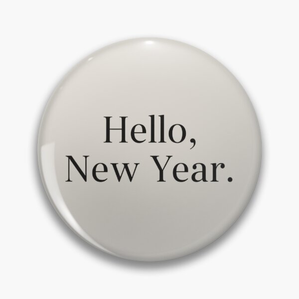 Item preview, Hello New Year Minimal Typography designed and sold by Irene Catchmind.