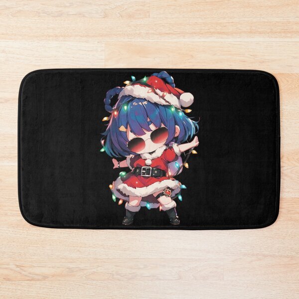 Item preview, Game Xiangling Genshin Impact Christmas Funny Santa Holiday Lights Chibi Chef Energy Anime Girl designed and sold by CarlosBender.