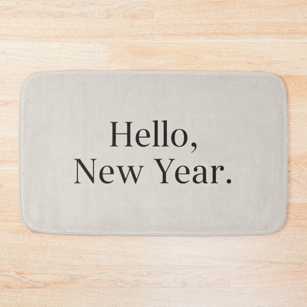 Item preview, Hello New Year Minimal Typography designed and sold by Irene Catchmind.