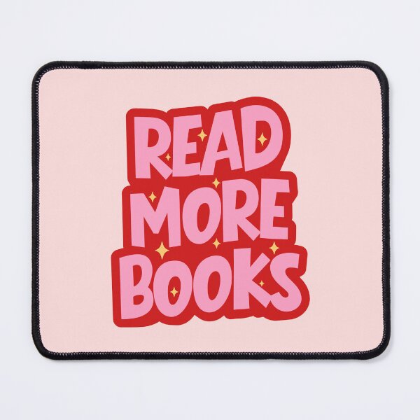 Item preview, Read more books - pink bookish aesthetic designed and sold by Neadoodles.