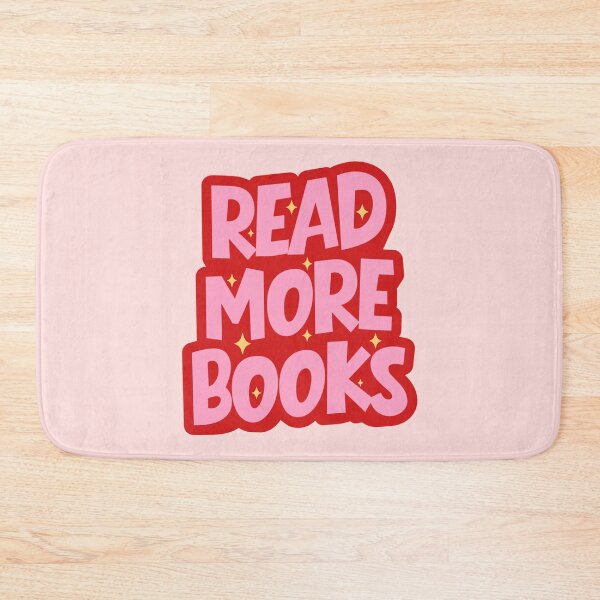 Item preview, Read more books - pink bookish aesthetic designed and sold by Neadoodles.