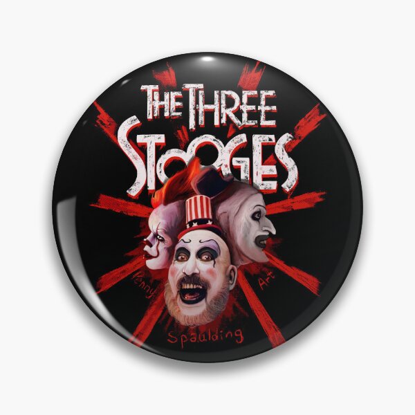 Item preview, Horror Stooges Trio - Pennywise, Captain Spaulding, Art the Clown Parody Art designed and sold by trentnin.