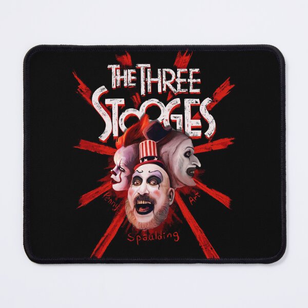 Item preview, Horror Stooges Trio - Pennywise, Captain Spaulding, Art the Clown Parody Art designed and sold by trentnin.