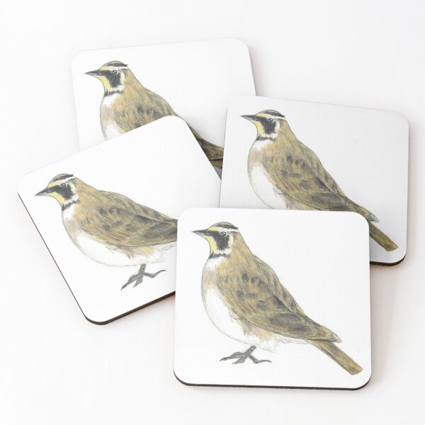 Item preview, Horned Lark drawing designed and sold by skwinnicki.