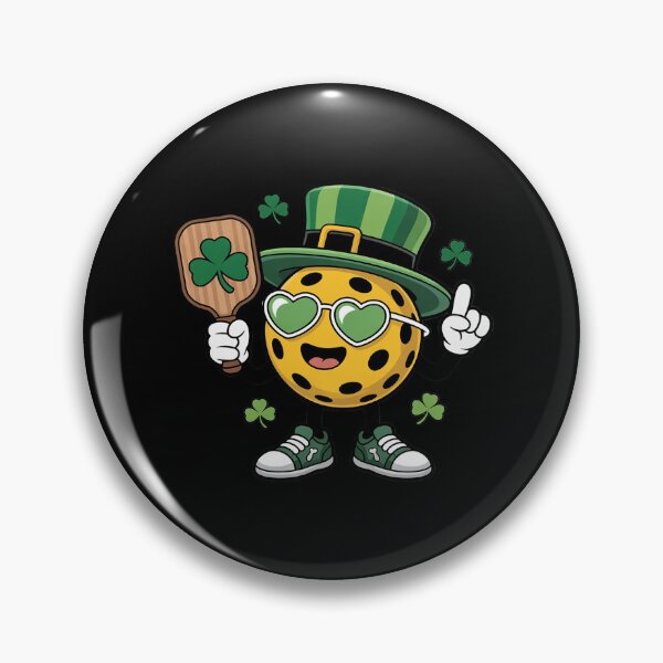 Item preview, St Patricks Day Lucky Pickleball Hat Irish Shamrock designed and sold by Slwankol.