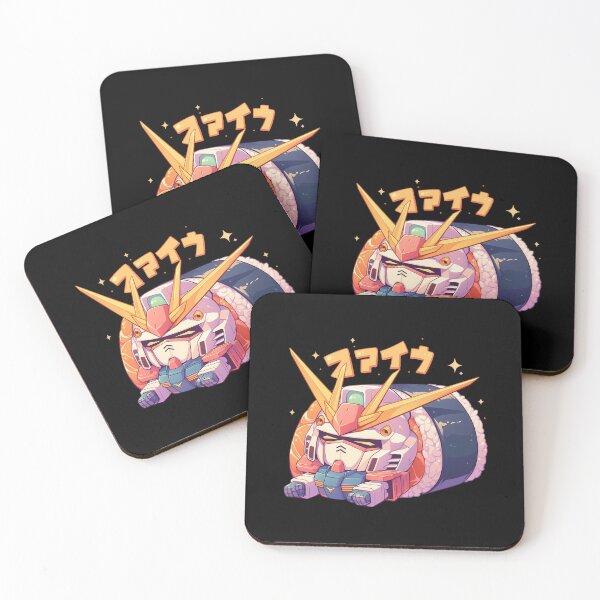 Item preview, Gundam Aerial Mobile Suit Gundam Witch Mercury Anime Chibi Sushi designed and sold by CarlosBender.