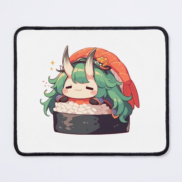 Item preview, Prelude Dawn Hoshiguma Arknights Game Chibi Sushi Oni Kawaii Girl designed and sold by CarlosBender.