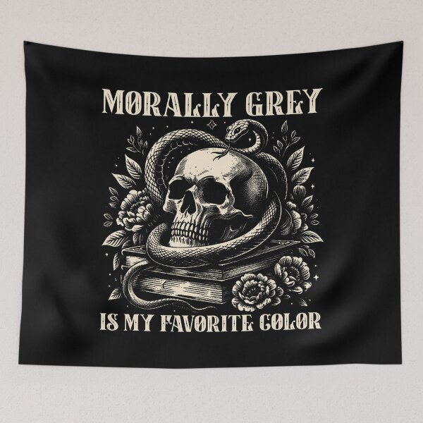 Item preview, Dark Romance Book Villain Morally Grey Is My Favorite Color designed and sold by DianaCandyce.